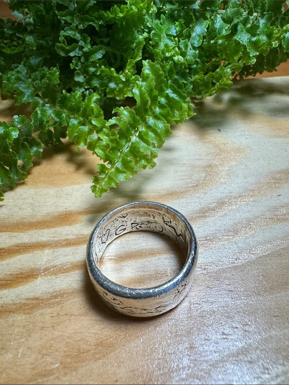 Sundance Jes Maharry Silver Tree Band Ring - Picture 3 of 5